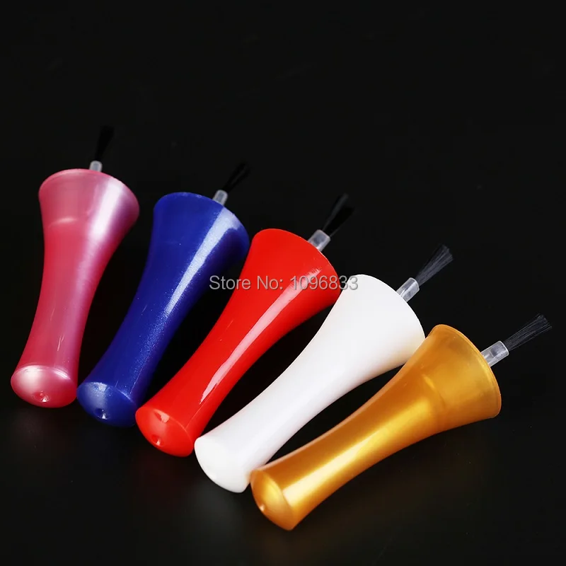10ML Empty Nail Enamel Bottle 10G Beauty Packing Vial with Brush Oil Polish Glass Bottles Manicure 20pcs | Красота и здоровье