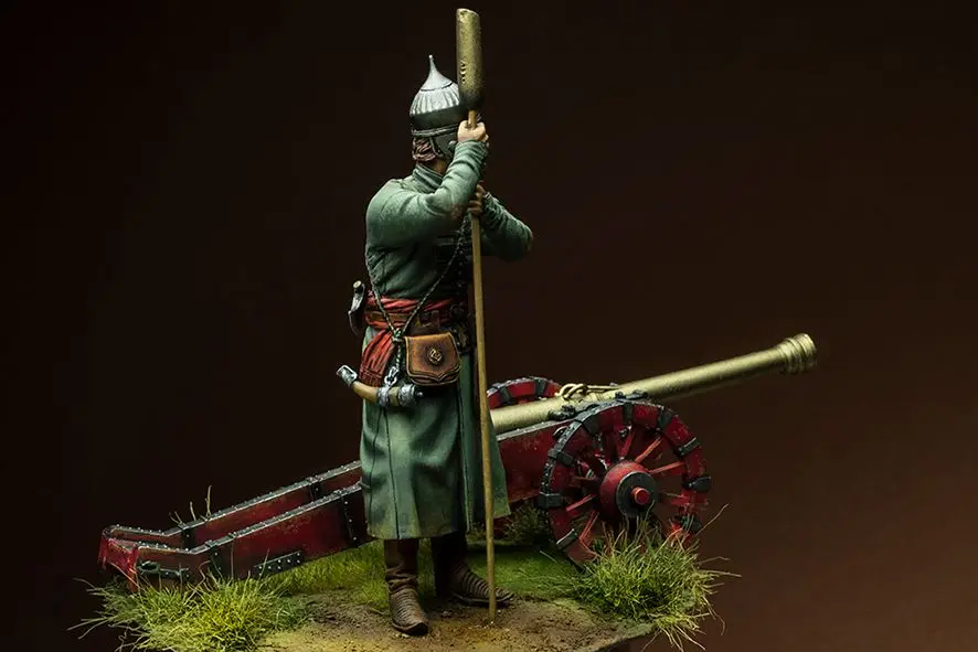 Новый несобранный 1/24 75 мм старинный русский художник Полимерная фигурка