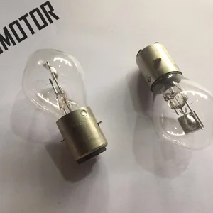 2pcslot headlight 12v 35w lamp ba20d s2 bulb for keeway chinese scooter yamaha honda kawasaki motorcycle atv moped part free global shipping