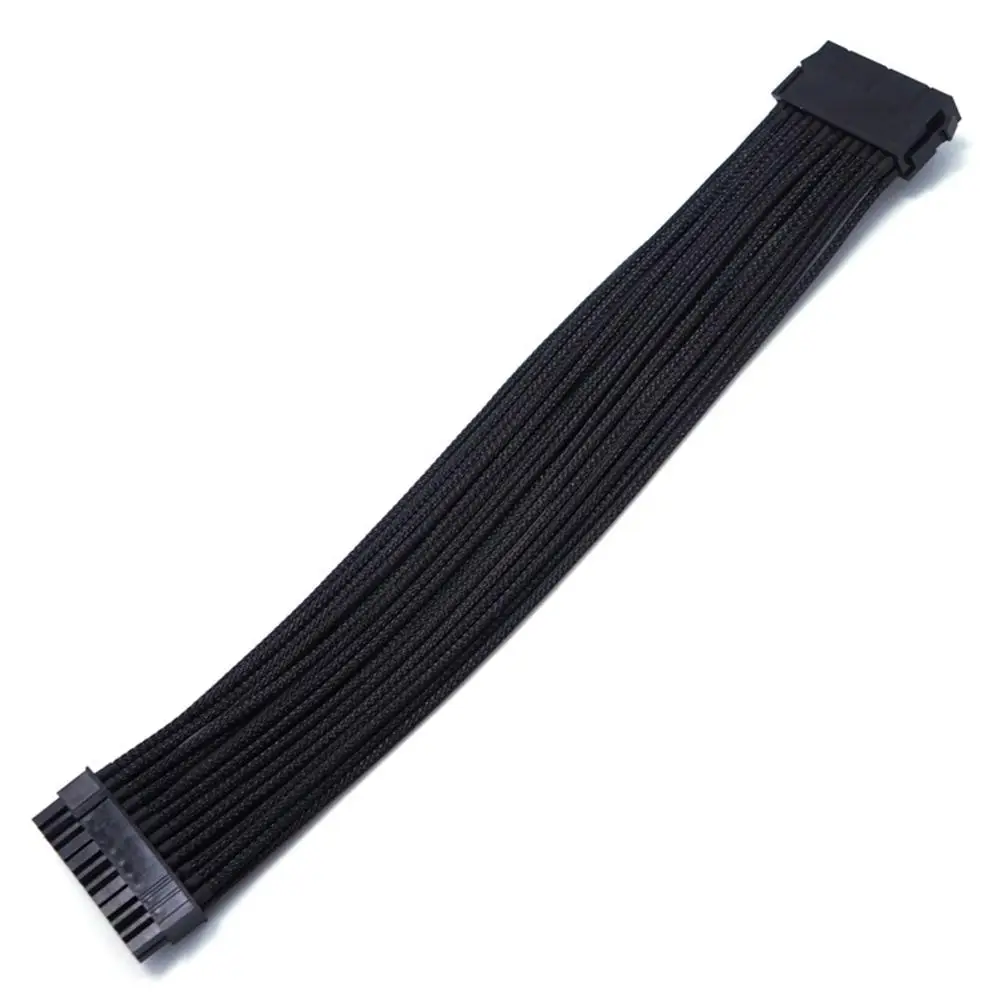 34 см 24 Pin папа мама материнская плата питания удлинитель Кабель адаптер оптовая