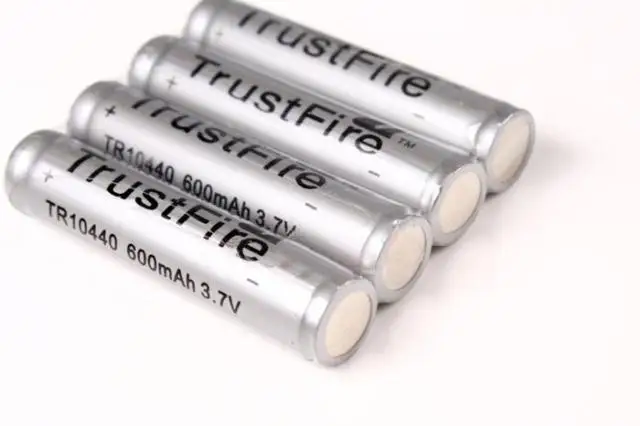 4 шт./лот TrustFire TR10440 600mAh 3 7 V аккумуляторная батарея 10440 литиевая с PCB