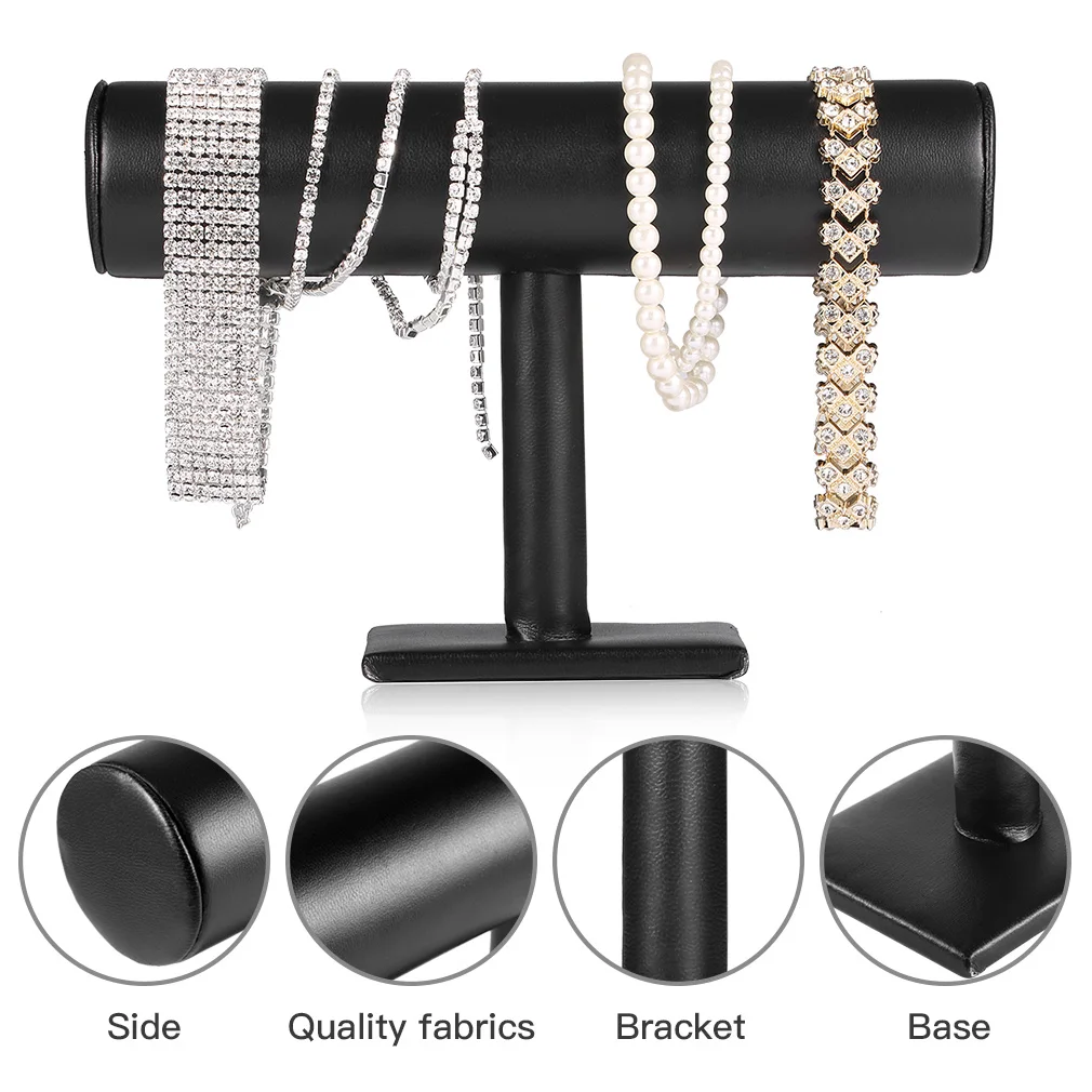 GENBOLI Watch Holder Portable T-bar Rack Jewelry Organizer Stand For Bracelet Necklace Packaging Display | Украшения и аксессуары