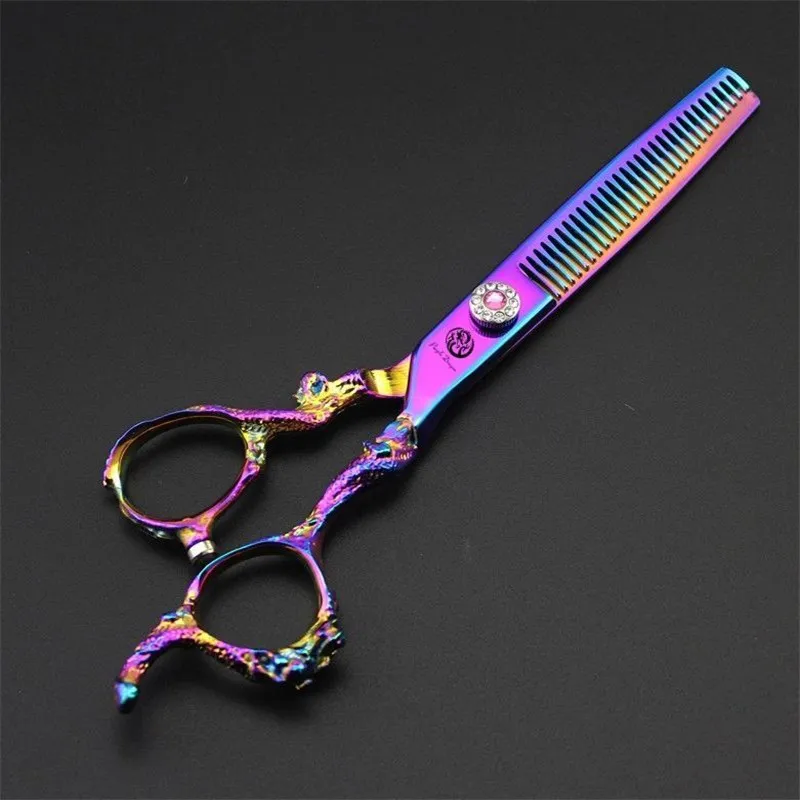 Фиолетовый дракон 6 дюймов Высокое качество Профессиональные Парикмахерские