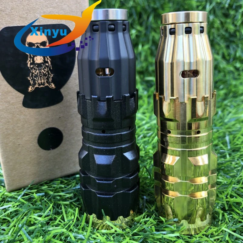 AV CompLyfe мини мод набор испаритель латунь механический 18350 батарея 24 мм diamater vape vs