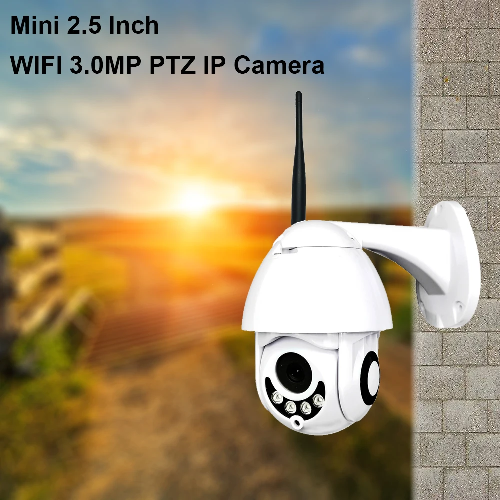 WestMile 3.0MP H.265 мини 2 5 дюймов PTZ скорость купольная wifi ONVIF IP камера наружная