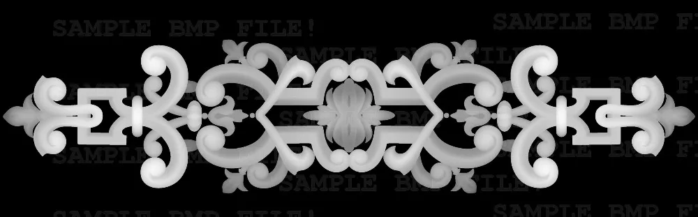 Декор 3d модель для чпу в BMP формат файла Изображения STL_4134_bmp | Инструменты