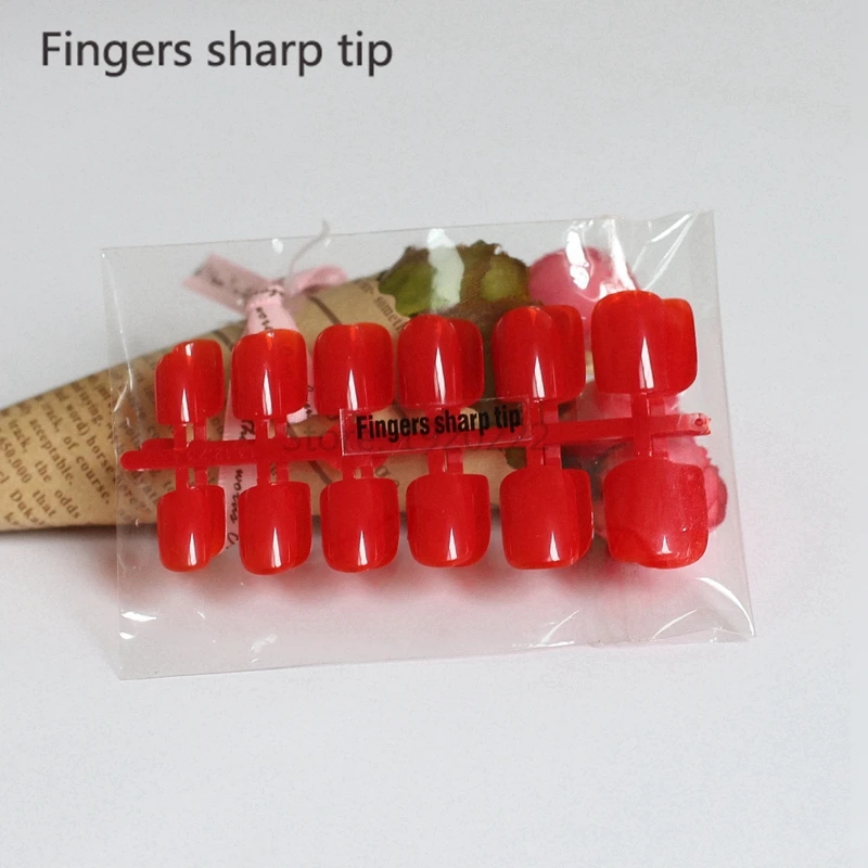 2020 24 шт короткий абзац новый милый конфетный Цвет Горячая покупка поддельные