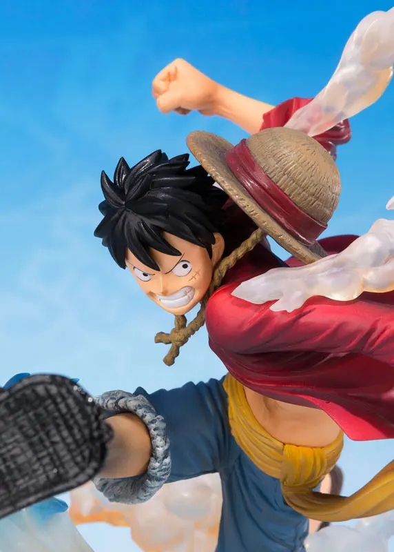 Оригинальный японский аниме Bandai Tamashii нациями Figuarts Zero ONE PIECE Action Figure Monkey D. Луффи