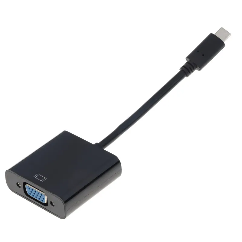 Кабель-конвертер kebidu с Type-C на VGA USB 3 1 переходник типа Папа-VGA для Apple Macbook Chromebook Pixel |