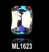 1623-10pcs 10 шт. прозрачные AB 3d стеклянные драгоценные камни для дизайна ногтей ювелирные изделия многоцветные кристаллы для ногтей Стразы алмазные ногти Красота Ювелирные изделия Подвески MC1614 - Цвет: 1623-10pcs