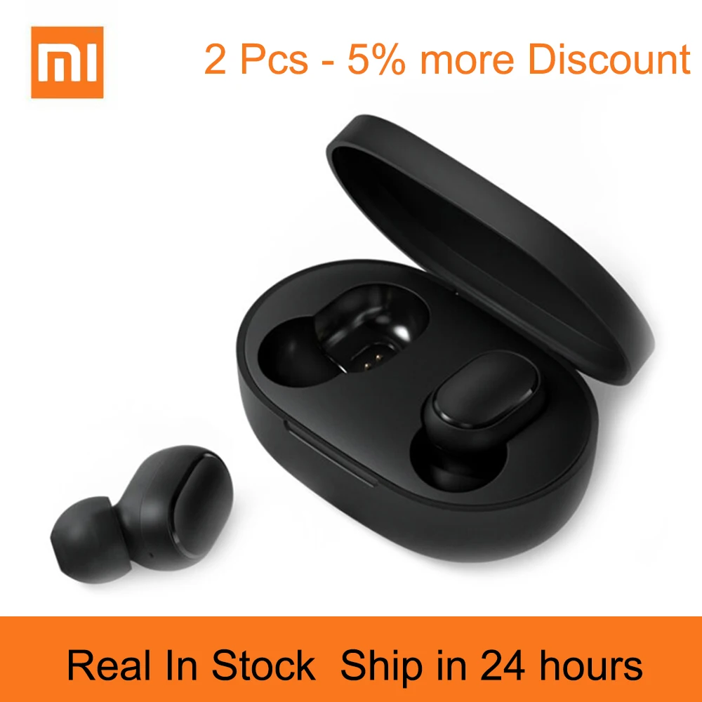 Xiaomi Redmi Airdots Globale версия TWS беспроводные Bluetooth наушники стерео бас 5 0 с микрофоном