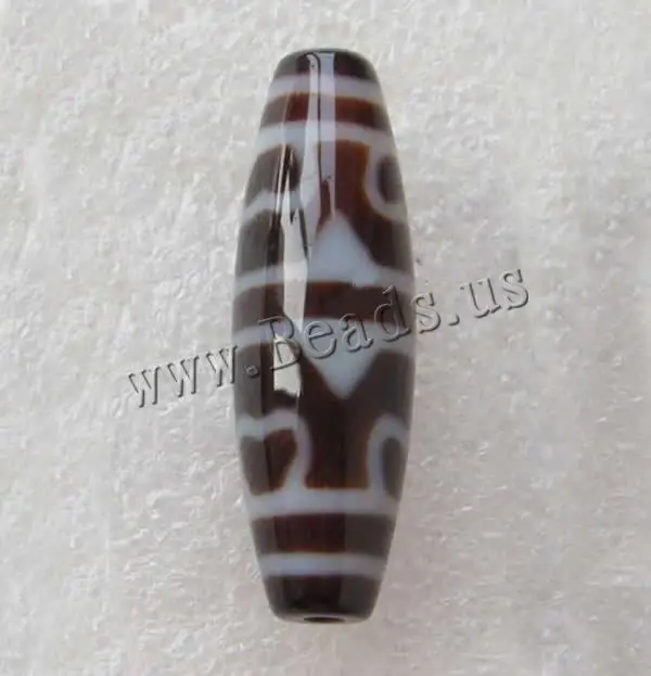 

Natural Tibetan AgateDzi Beads,Kawaii,, Oval, 12x39mm, Hole:Approx 2mm, 5PCs/Lot, Sold By Lot