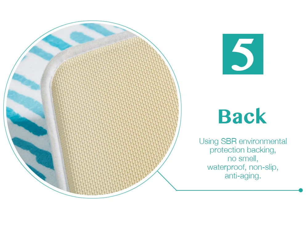 Memory foam коврик для ванной комнаты, дверной коврик для прихожей на полу, мягкие коврики для ванной с принтом, коврики в полоску, tapis de bain, 45*75 см, ZY-005