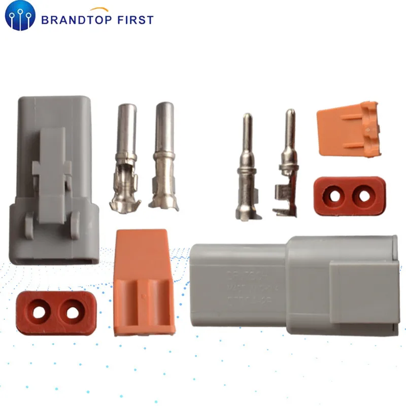 2 Pin DTP Series Male Female Waterproof Electrical Auto Connector DTP06-2S DTP04-2P for Deutsch | Обустройство дома