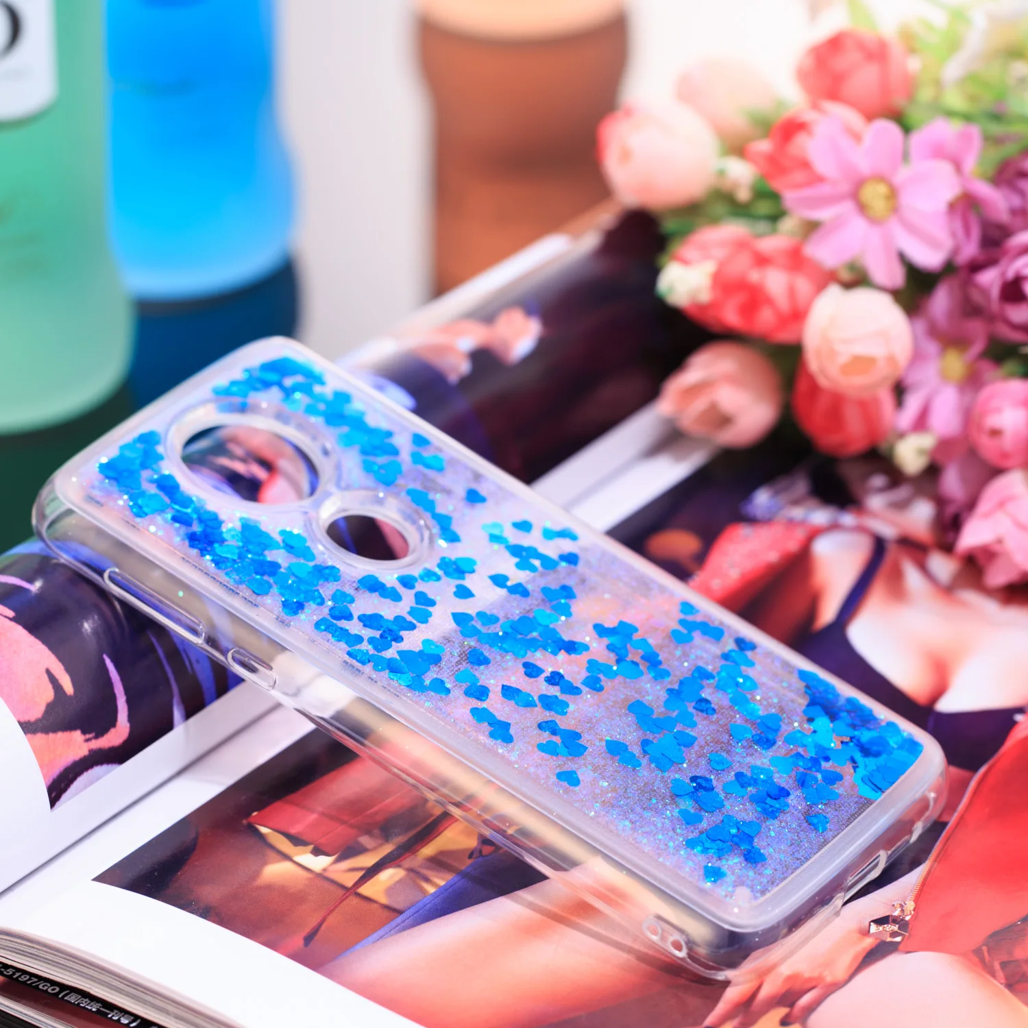 Luxury Bling Glitter For coque Motorola Moto G5S Plus Soft Silicone case Crystal Sequins Quicksand funda cover |