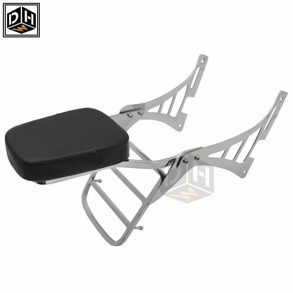 Черная задняя спинка для мотоцикла с подушкой Harley XL883 XL1200 2004-2013 | Автомобили и