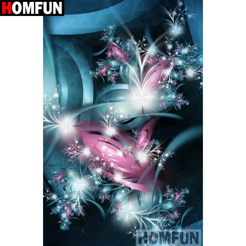 Алмазная живопись HOMFUN A17128 алмазная вышивка Цветочный пейзаж полное покрытие