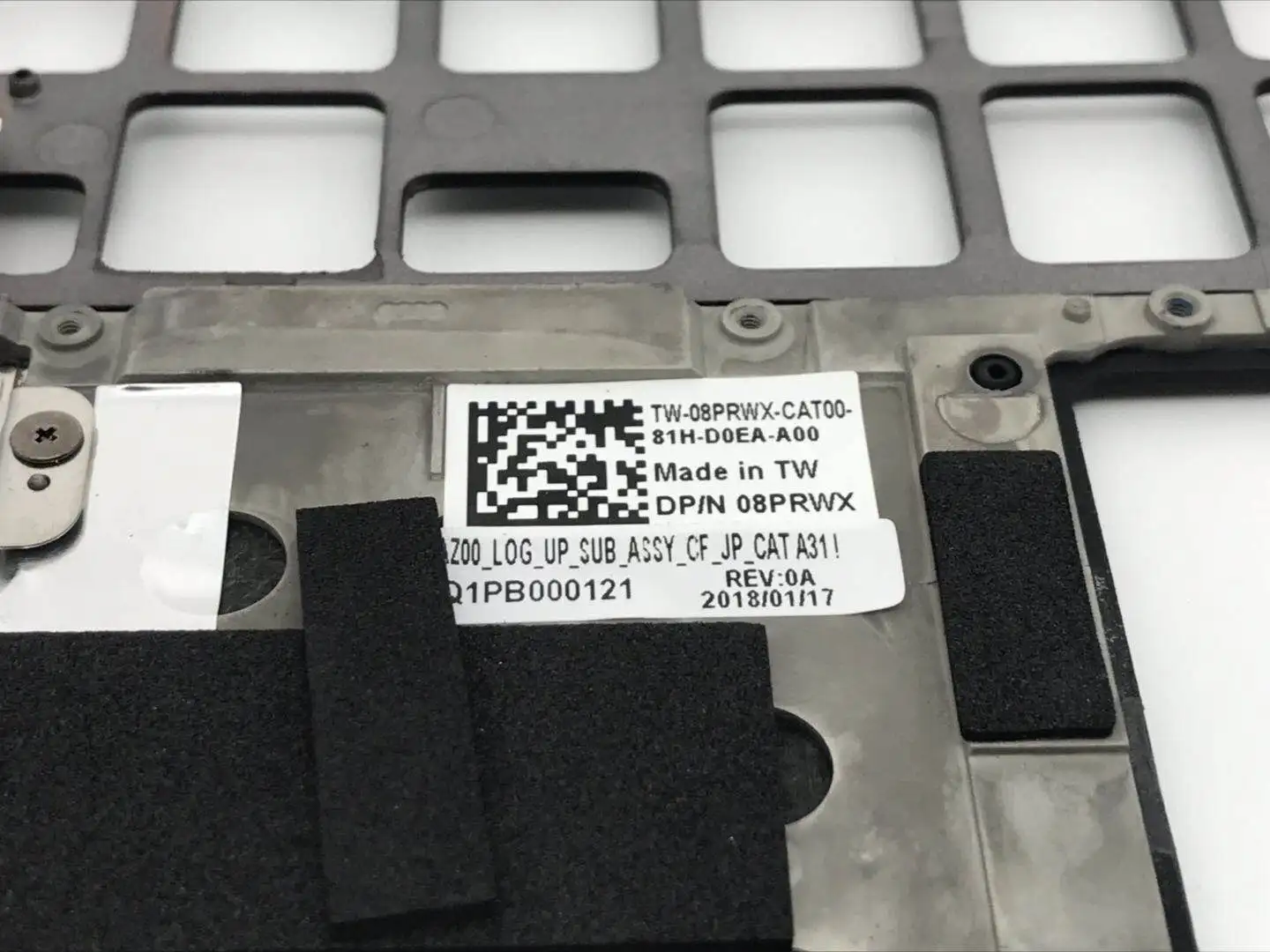 Для Dell XPS 13 9360 оригинальная верхняя крышка для 8PRWX 08PRWX с отпечатком пальца |