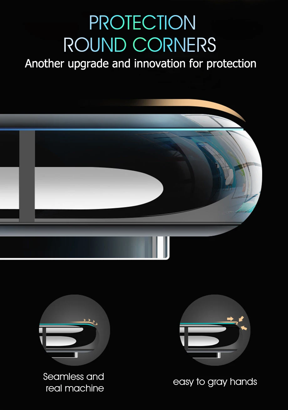 Закаленное стекло для iPhone 7 Plus 6 6s X XR 8 XS Max Защита экрана полное покрытие 5D Защитная