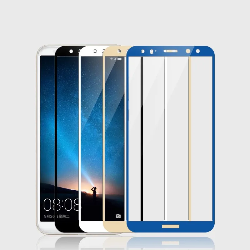 Защитное стекло для экрана Huawei Mate 10 Lite закаленное Nova 2i / Honor 9i с полным покрытием |