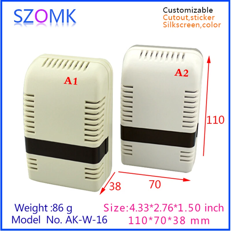 Пластиковый корпус для электроники (10 шт.) 110*70*38 мм|enclosures for electronics|enclosure plasticenclosure