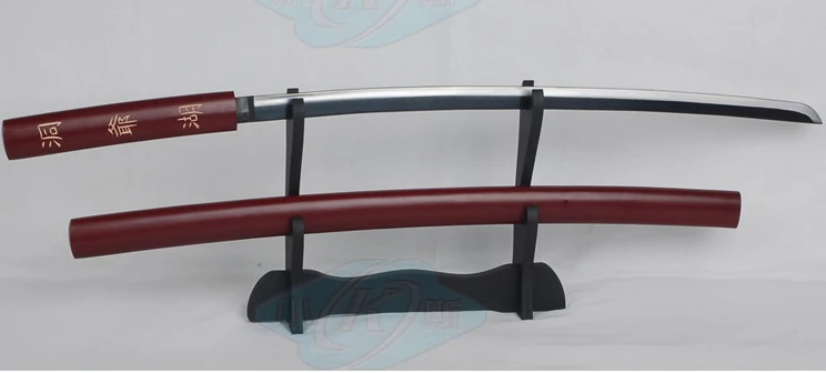 S2613 аниме гинтама синус блок слова меч-ружье металлическое лезвие белый край 39