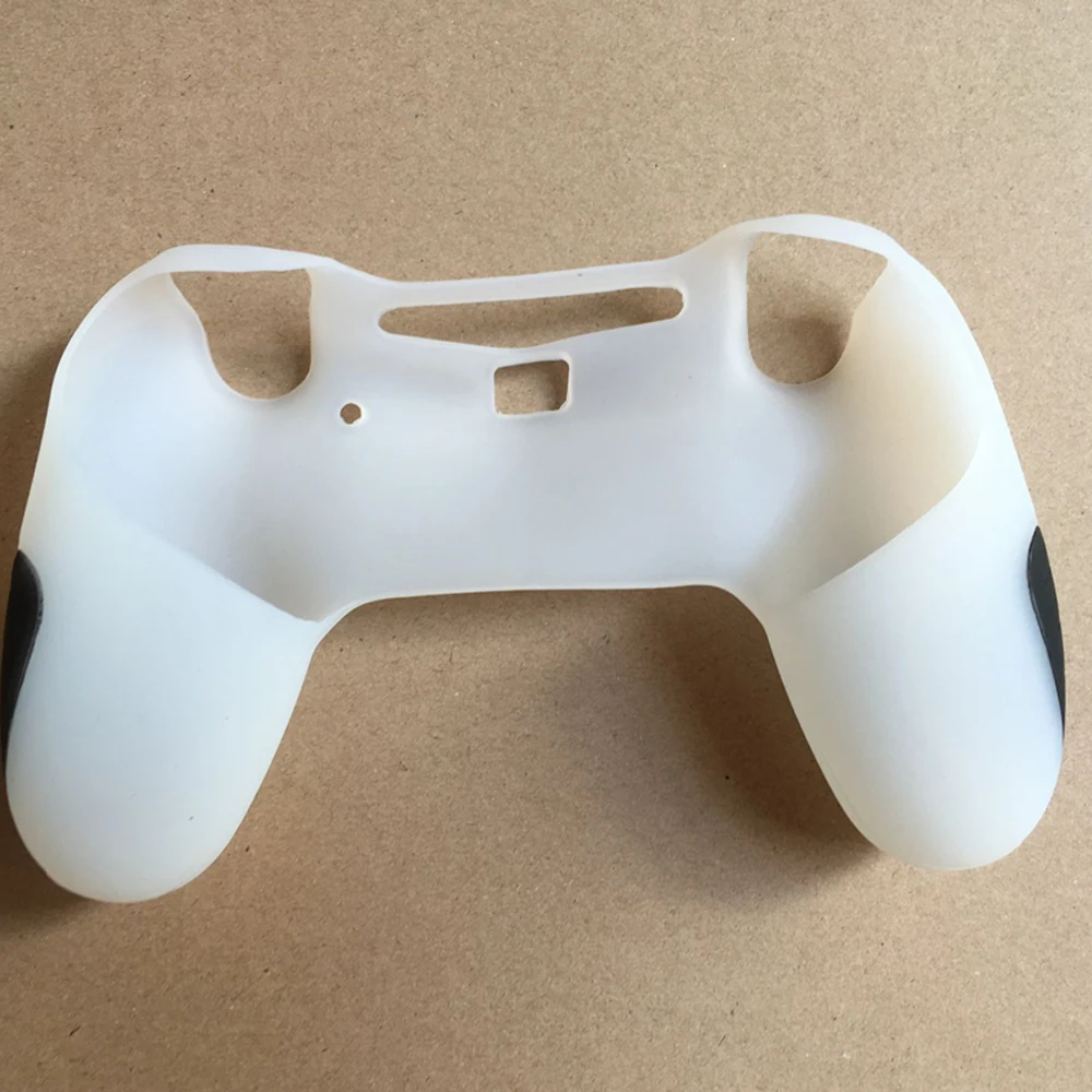 for Playstation Dualshock 4 PS4 PRO Slim Controller Silicone Thicker Half Skin Case + 2 Thumb Stick Grip Caps | Электроника