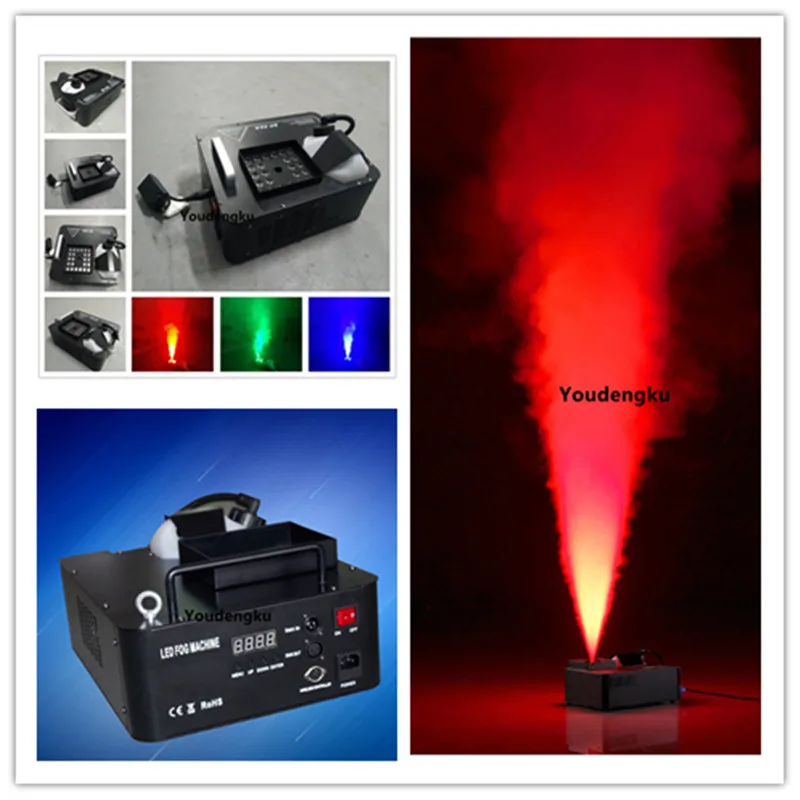 2 шт. с 24*3 Вт rgb светодиодами горячая китайская 1500 цветная RGB дымовая комаров