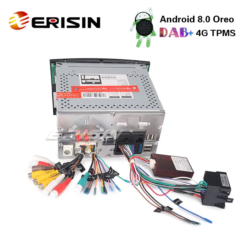 Erisin ES7813M 7 &quotAndroid 8 0 Автомобильная Стерео gps система DVD DAB + радио 4G WiFi TPMS для RENAULT MEGANE