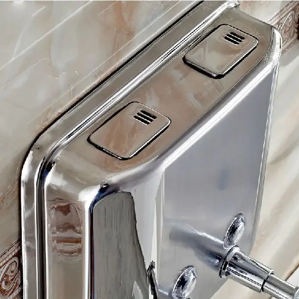 Диспенсер для жидкого мыла настенный из нержавеющей стали 1500 мл | Обустройство