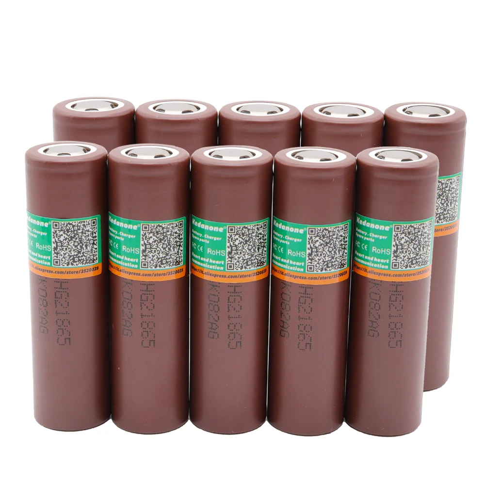 10 шт Оригинальный HG2 18650 3000 mAh батарея 18650HG2 3 6 V разряд 20A предназначен для LG