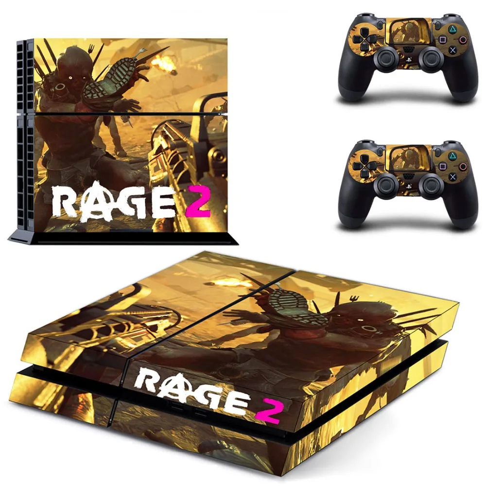 PS4 controller skin stickes Rage 2 Cover Decal Skin for Sony Play Station 4 Console and Controller Protective Sticker | Электроника