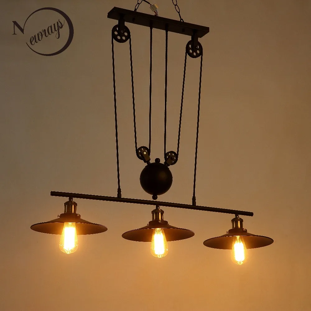 Подвесные светильники в стиле лофт креативное винтажное освещение индастриал