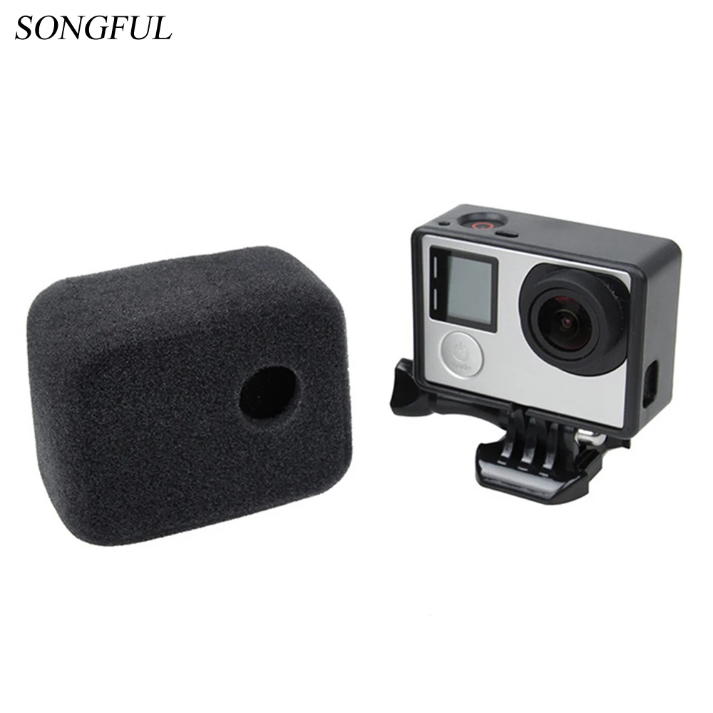 Для Gopro Hero5/4/3 пенопластовое ветровое стекло губка поролоновая крышка штормовка