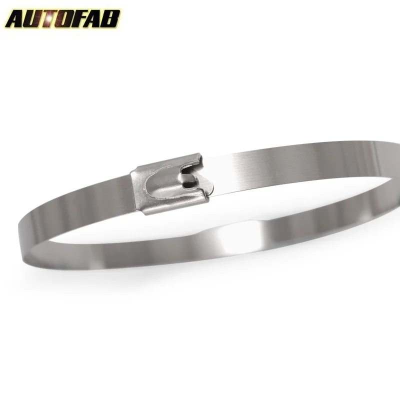 100 шт./лот Металлические Кабельные Стяжки Из Нержавеющей Стали Zip 7 9 мм x 300 обмотка