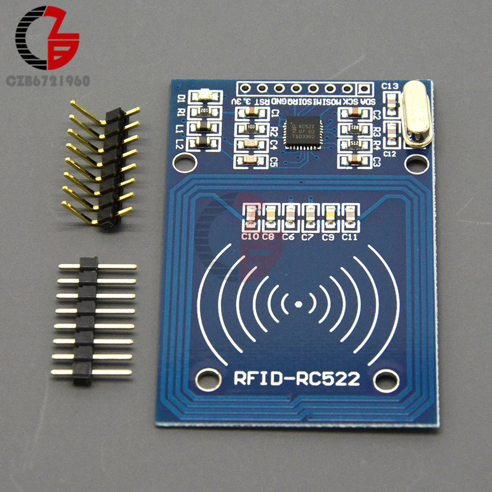 Rfid модуль RC522 наборы S50 13 56 МГц 6 см SPI запись и чтение для Arduino UNO 2560 без