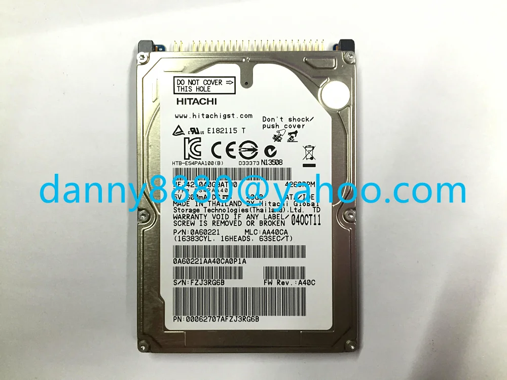 Новый жесткий диск HEJ421040G9AT00 40 ГБ для HITACHI VW жёсткий автомобиля системы навигации