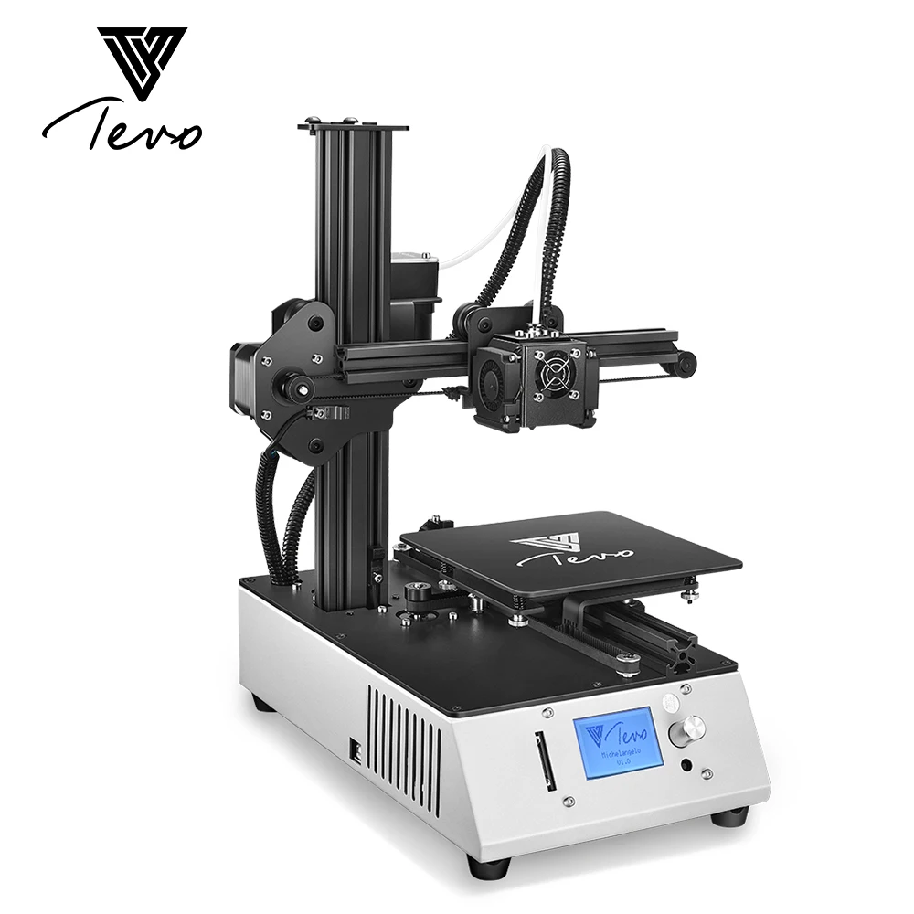 Электронный TEVO Michelangelo 3D принтер полностью алюминиевая рама печатная машина