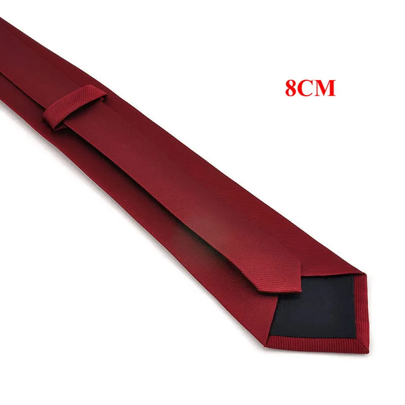 

Classic Solid Plain Men's Silk Tie Jacquard Woven Wedding Party Necktie 6CM