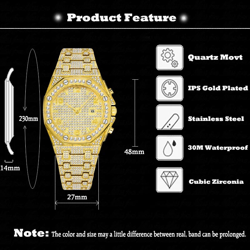 MISSFOX прямые поставки хит продаж в 2020 году трендовые ЧАСЫ Hublo Patek водонепроницаемые