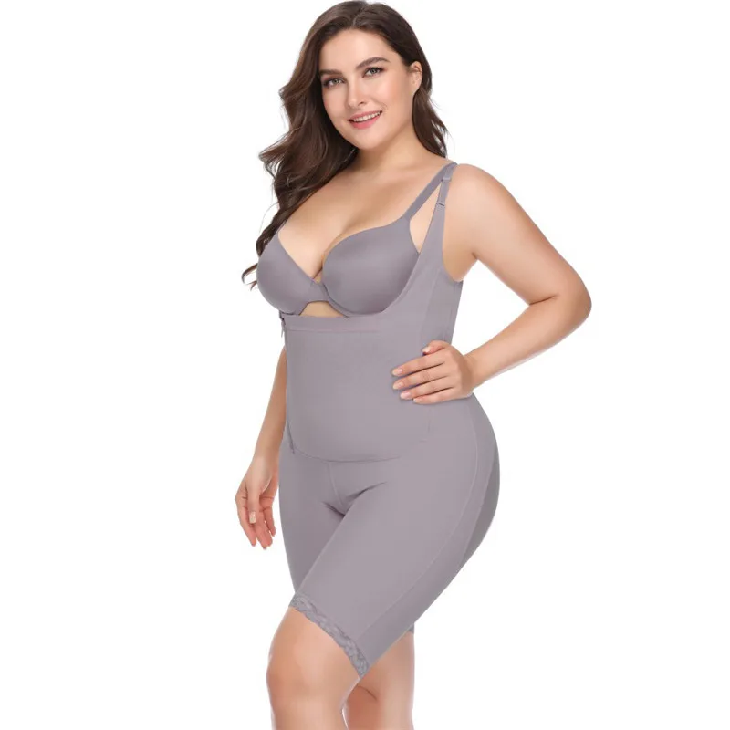 CR размера плюс 6XL 2019 латексный женский корректор фигуры после липосакции пояс с