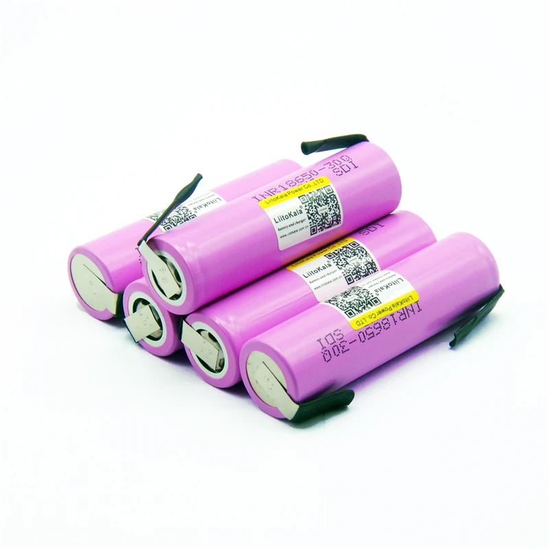 LiitoKala 100% Оригинальный 3 7 V INR 18650 30Q N 3000mAh перезаряжаемые батареи