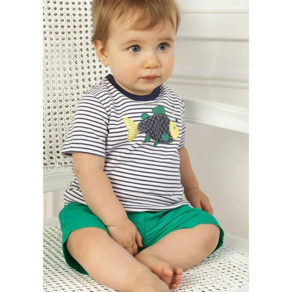 Детские летние футболки для мальчиков и девочек детские полосатые топы с