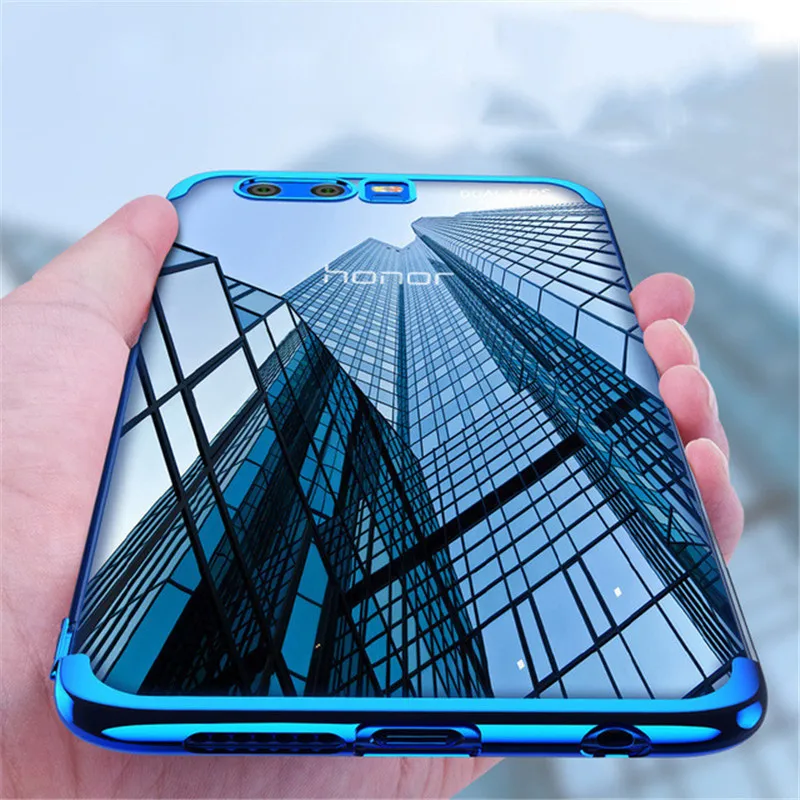For Huawei Mate 20 case TPU Soft Plating Frame Transparent Back On mate 9 10 P9 P9lite silicon on honor 8 Pro lite Nova |