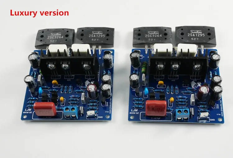 2 шт. двухканальные усилители мощности MX50 SE 100WX2 KEC KTB817 / KTD1047 sanken 2SA1295 2SC3264|Усилители