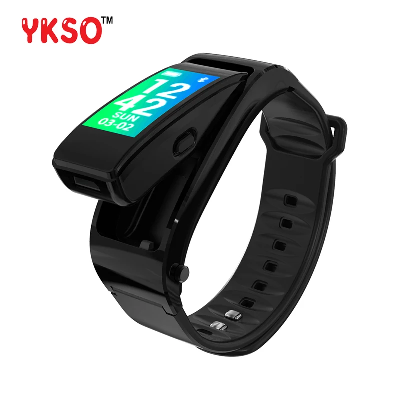 Ykso Шагомер умный Браслет с Bluetooth наушники Фитнес браслет iY3 плюс Talk Band монитор