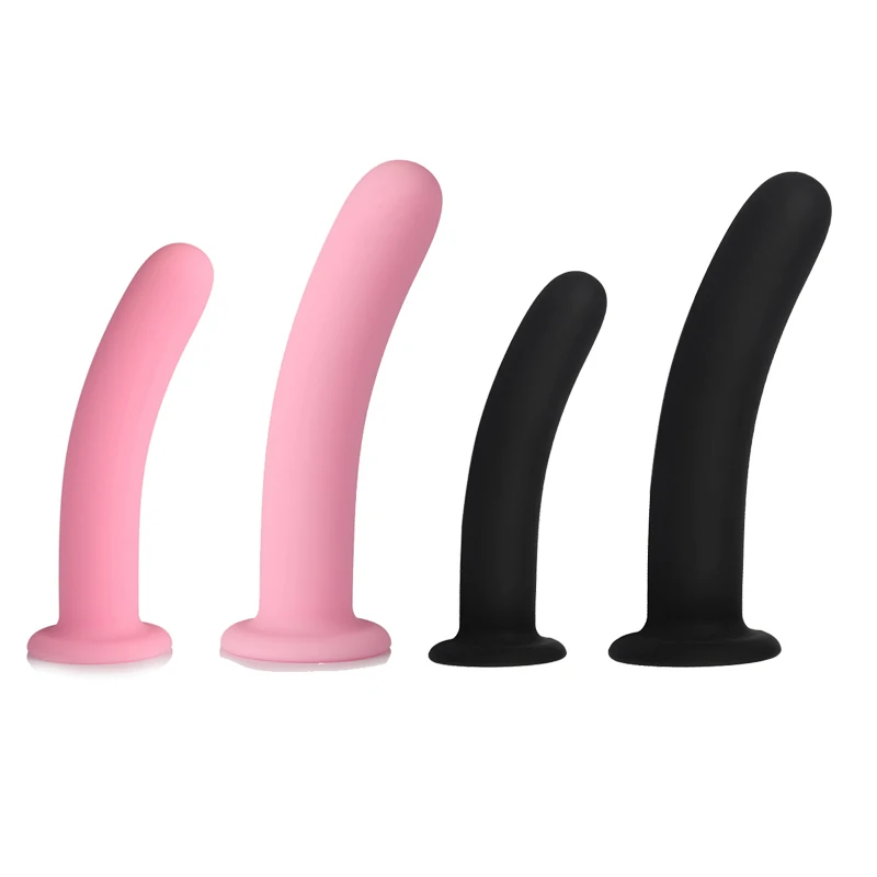 Гладкая Анальная пробка Пуля Вибраторы с присоской массаж простаты анус дилдо
