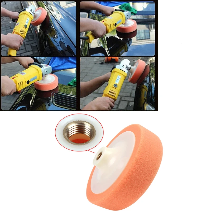 Youwinme 7 Inch 16mm Car Wash Waxing Sponge Buffing Polishing Pad Ball 175mm Compound Cleaning Tool For Auto | Автомобили и