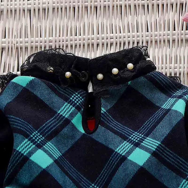 BibiCola/платье для девочек модные детские платья с длинными рукавами Новинка 2019