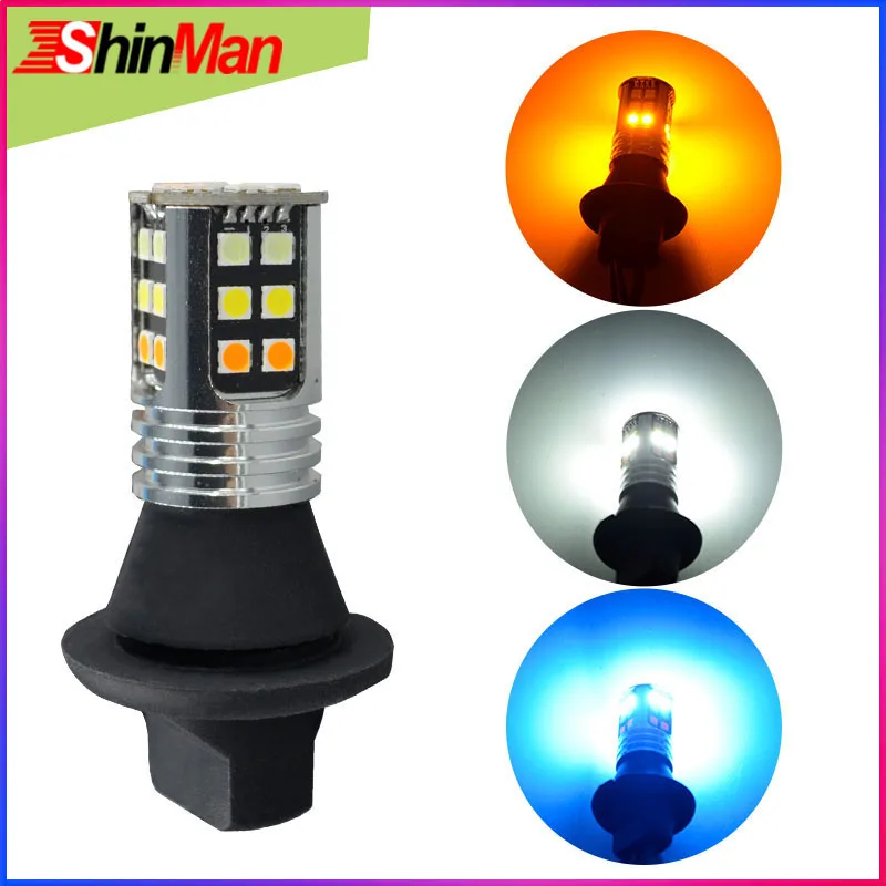 

ShinMan New Power 3Colors 3030 smd Car LED Daytime Running Lights & Night light &Front Turn Signals light For Toyota